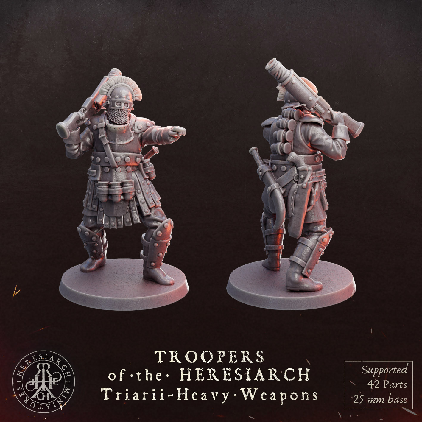 Triarii  Heavy Weapons - Troopers of the Heresiarch by HeresiarchMiniatures - Image 4