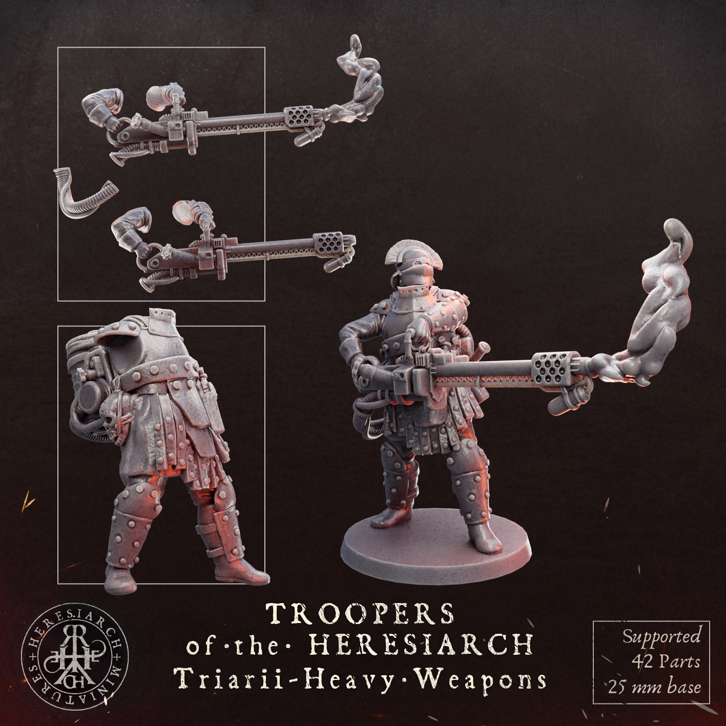 Triarii  Heavy Weapons - Troopers of the Heresiarch by HeresiarchMiniatures - Image 7