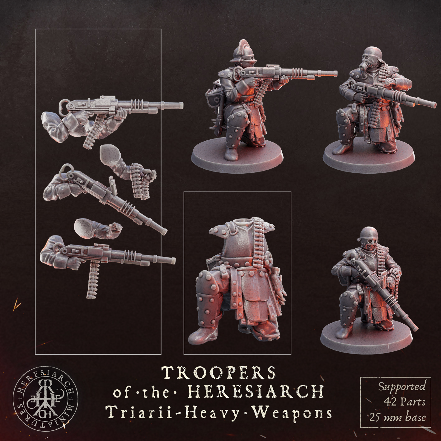 Triarii  Heavy Weapons - Troopers of the Heresiarch by HeresiarchMiniatures - Image 10
