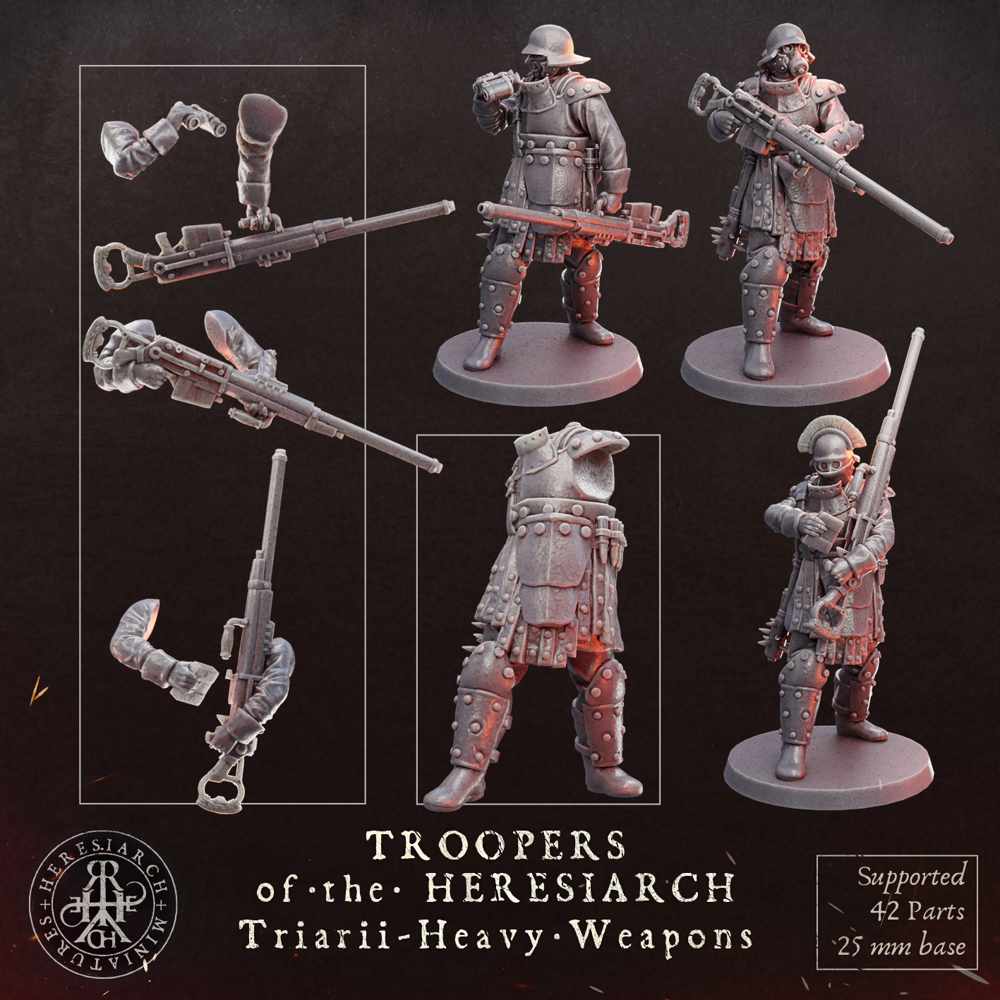 Triarii  Heavy Weapons - Troopers of the Heresiarch by HeresiarchMiniatures - Image 11