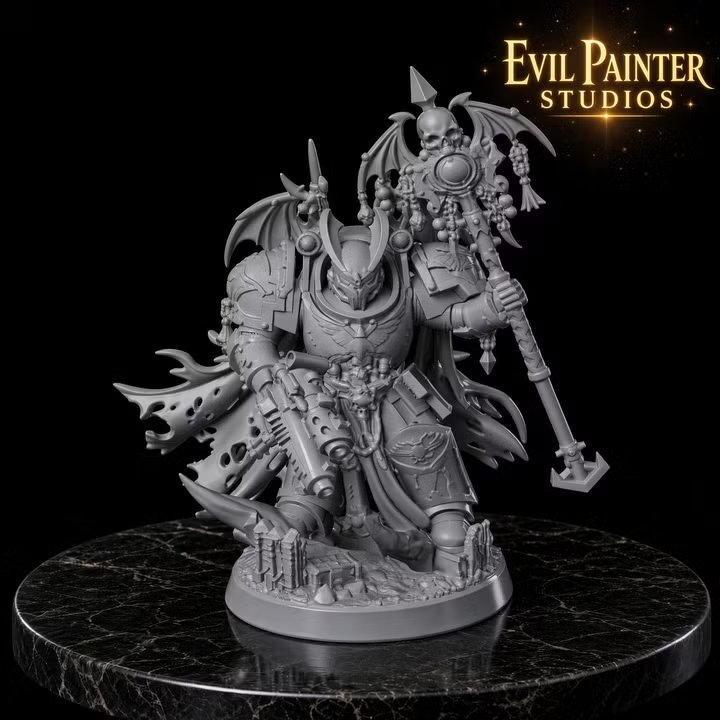 Kaelmor Death Wizard pre-supported by EvilPainter, is a proxy for Heretic Priest, in Heretic Legion.