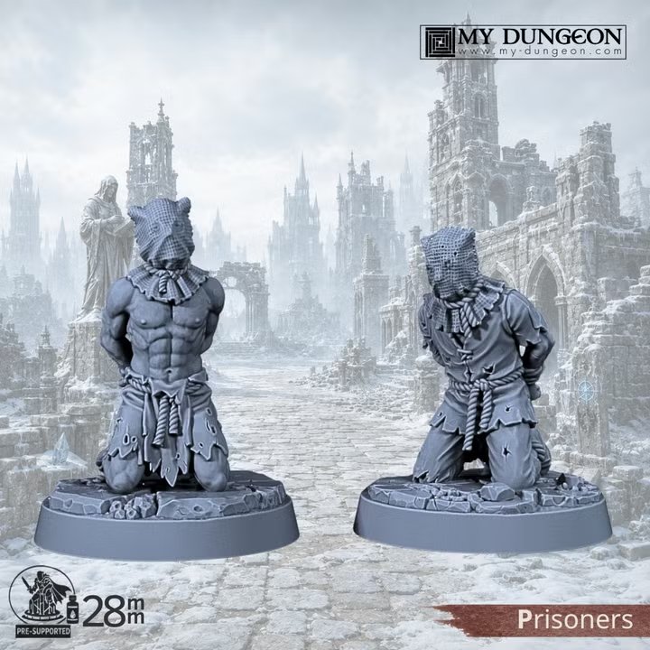 Prisoners x 2 by My-Dungeon, is a proxy for Ecclesiastic Prisoner, in Trench Pilgrims.