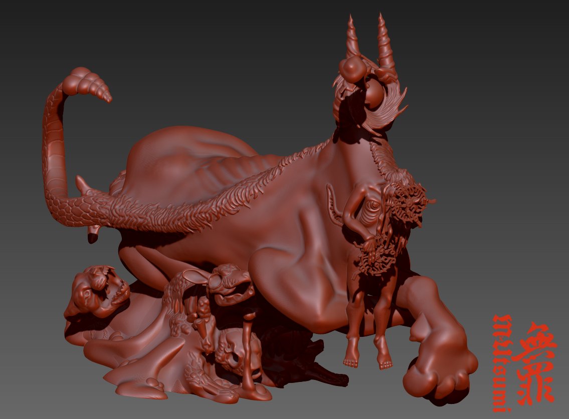 Lamia, The Barren Mother, The Dark Sun, Sorcerer of Predation by Mike Utsumi, is a proxy for Praetor, Sorcerer, in Court of the Seven Headed Serpent.