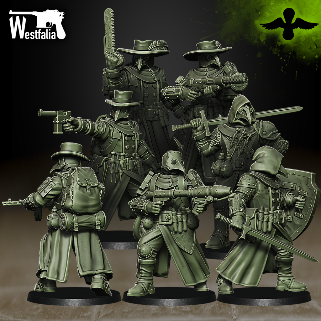 Plague Squad - Yeomen - Trench Crusade STL file for Yeoman