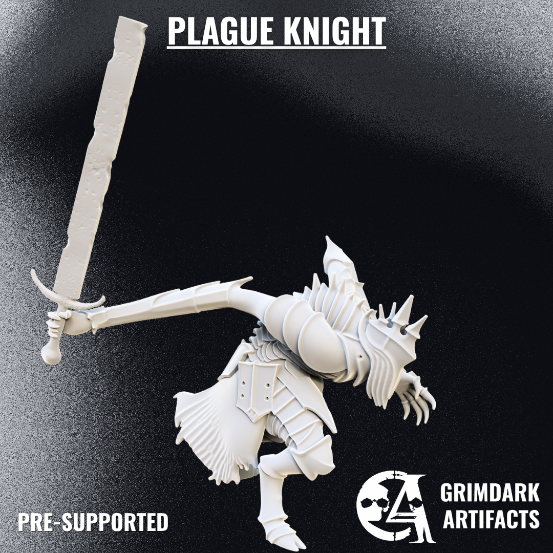 Plague Knight by Grimdark Artifacts, is a proxy for Plague Knight, in Cult of the Black Grail.