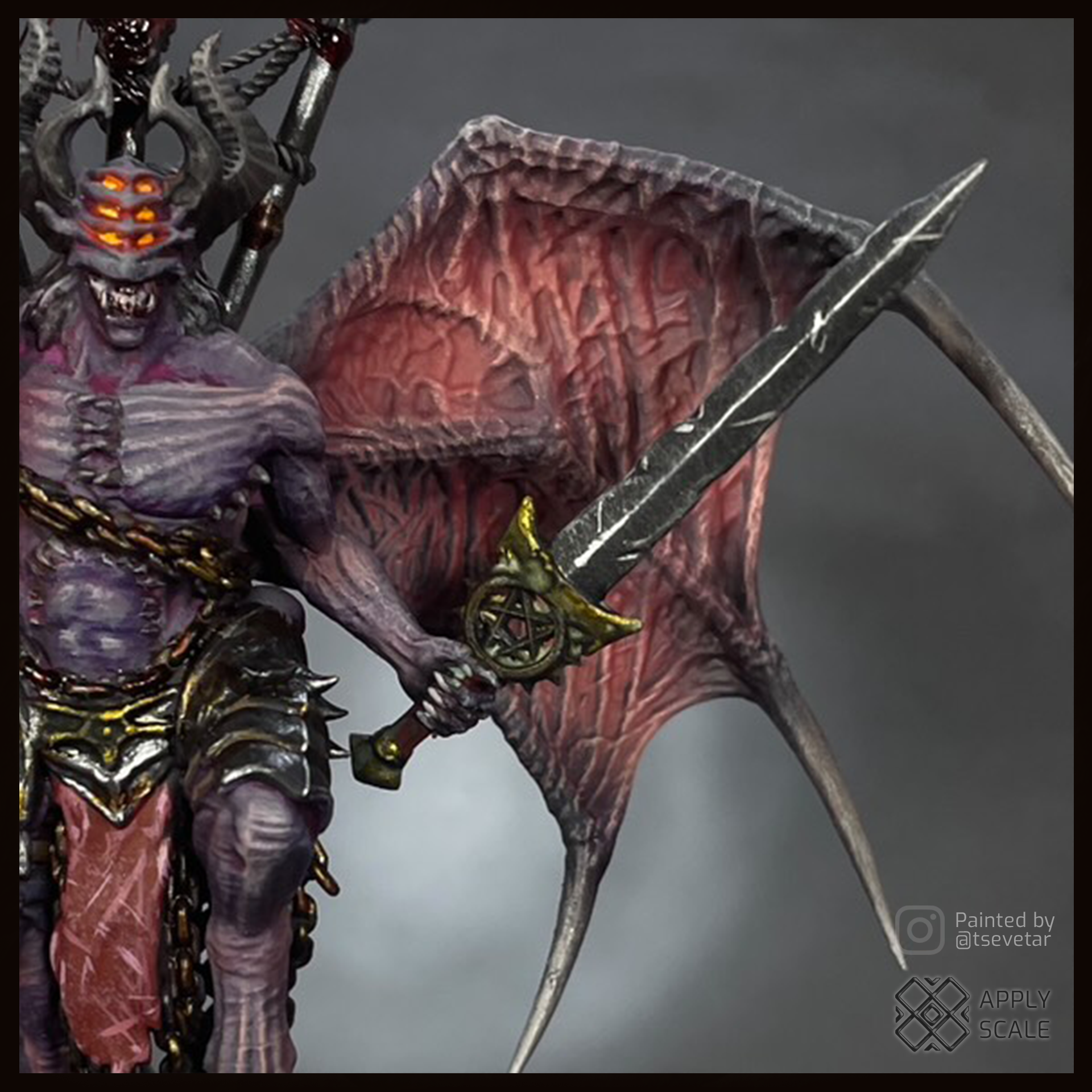 The Court - Praetor Demon Warrior - Trench Crusade STL file - Image 14