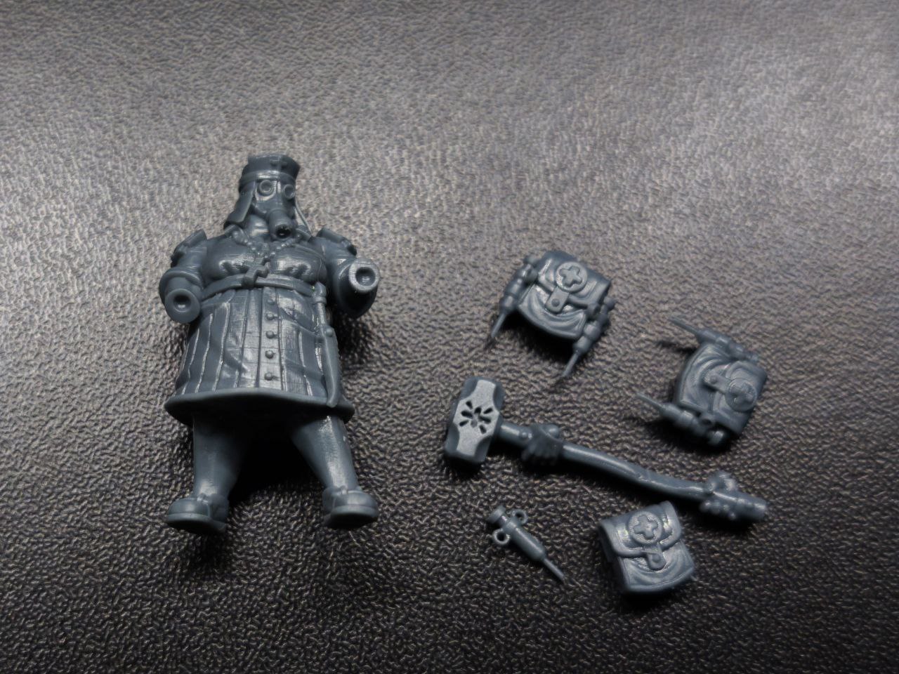 Brunzhilda Hammerkind - Combat Medic & Anesthetist - Trench Crusade STL file - Image 4