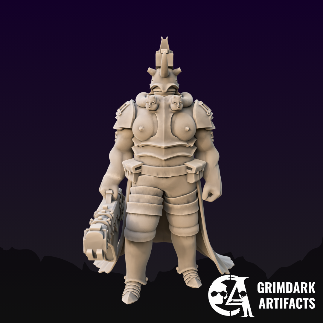 Anointed Heavy Infantry - Trench Crusade STL file - Image 3