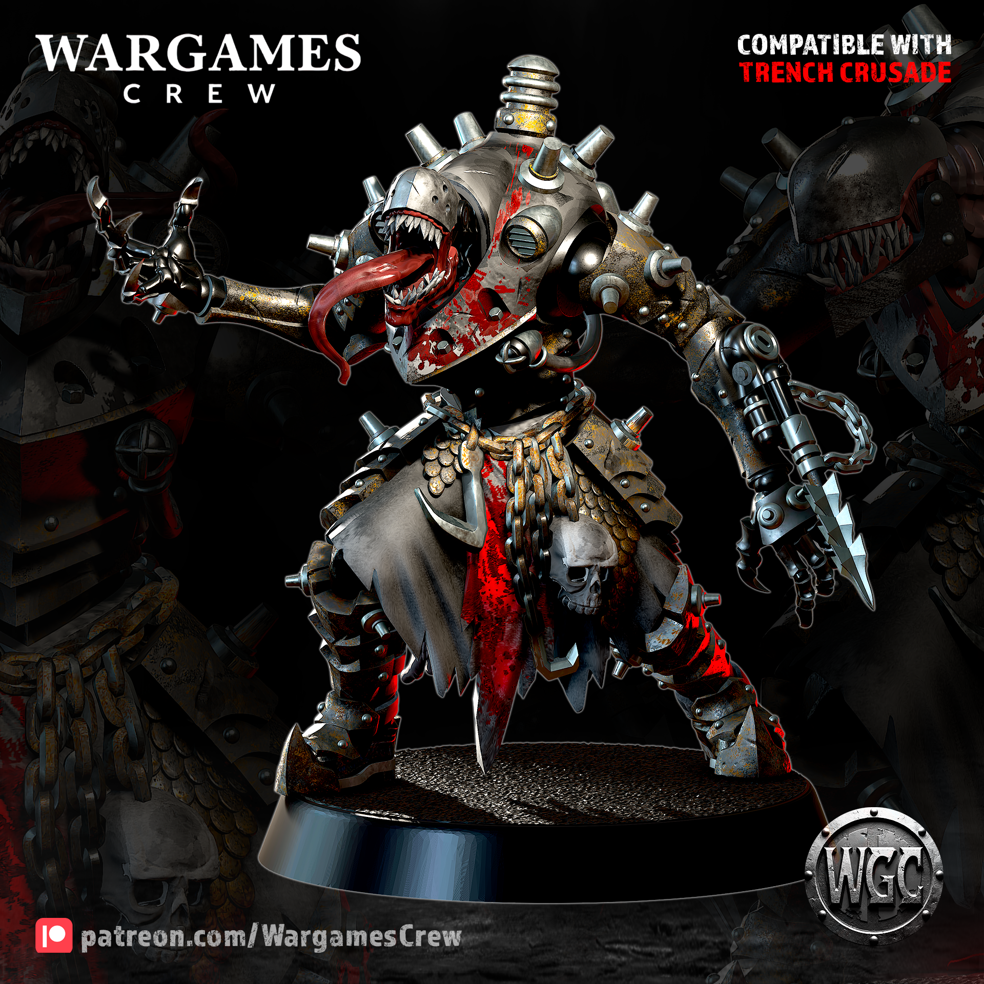 Abyssal Shade Operative by WargamesCrew, is a proxy for Death Commando, in Heretic Legion.