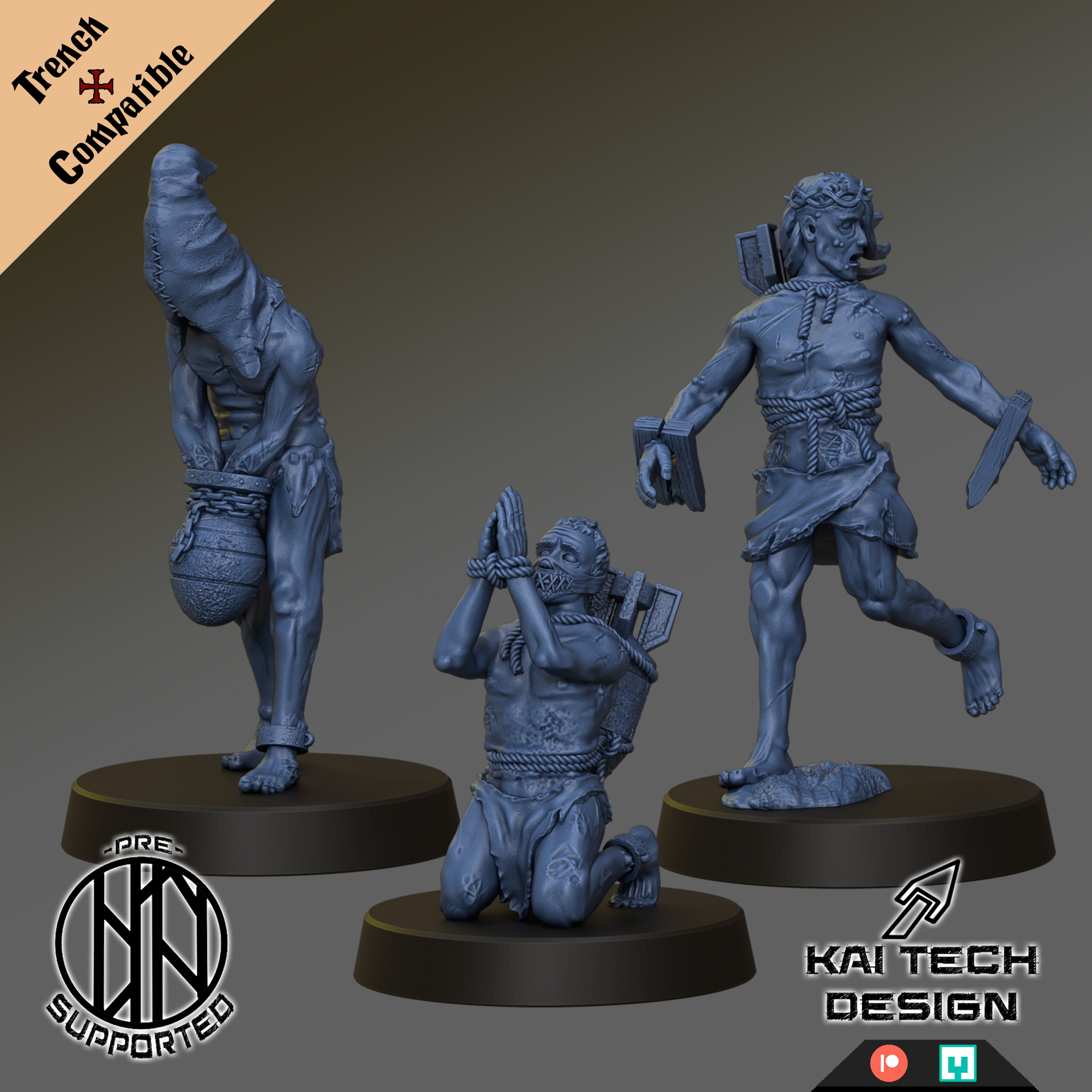 Pilgrims - Prisoners by KaiTechDesign, is a proxy for Ecclesiastic Prisoner, in Trench Pilgrims.