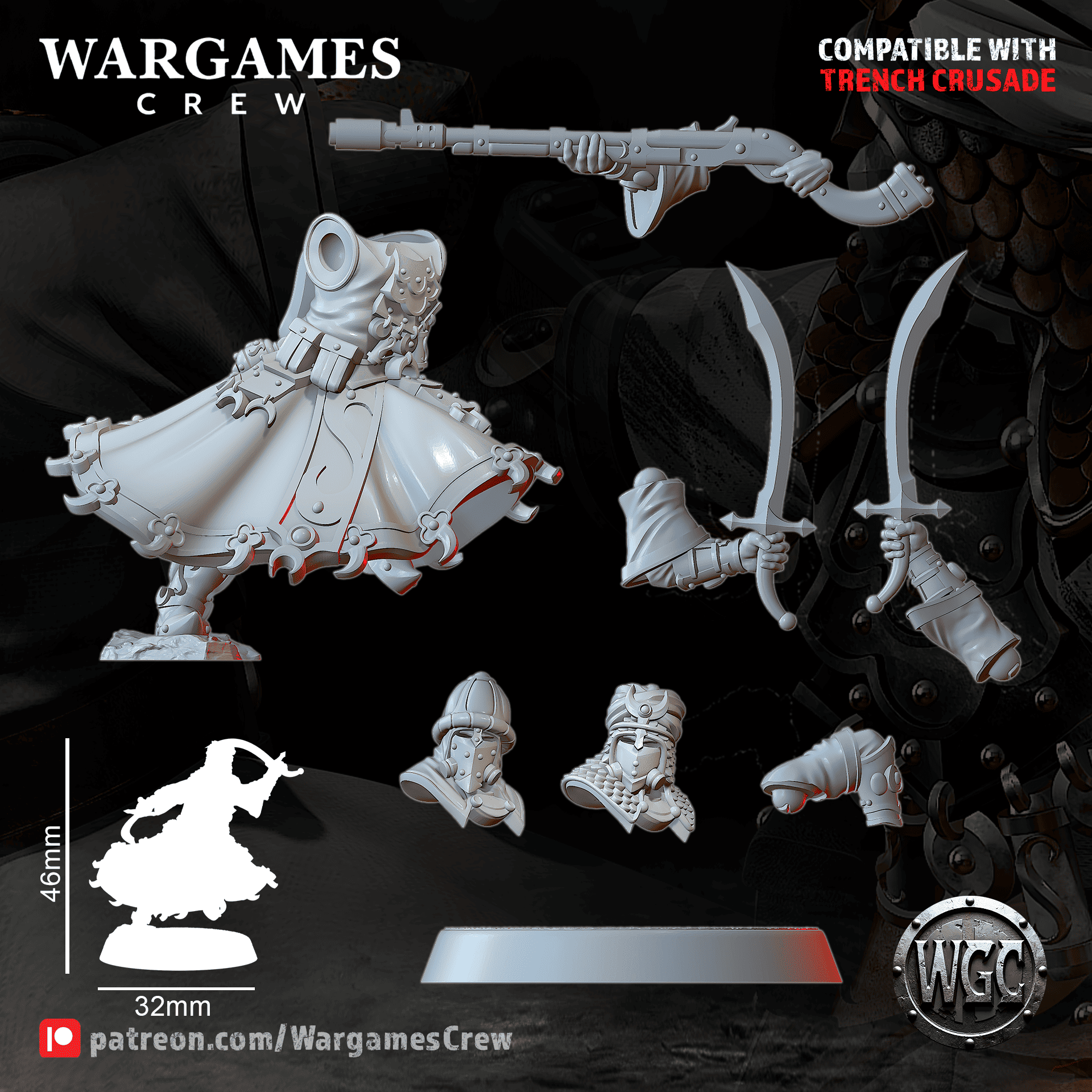 Dervishes of the Hidden Path - Trench Crusade STL file - Image 7