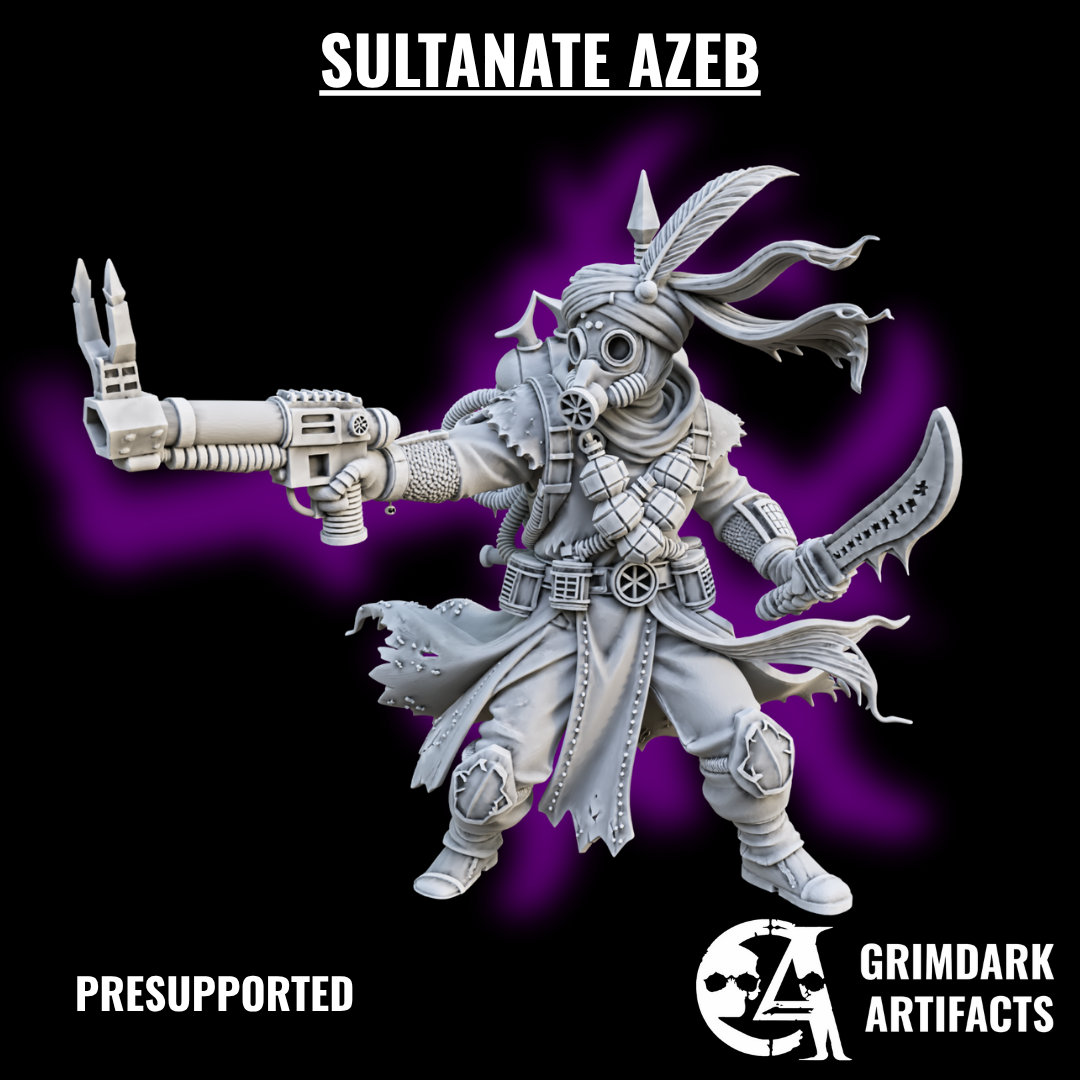 Sultanate Azeb by Grimdark Artifacts, is a proxy for Azeb, in Iron Sultanate.
