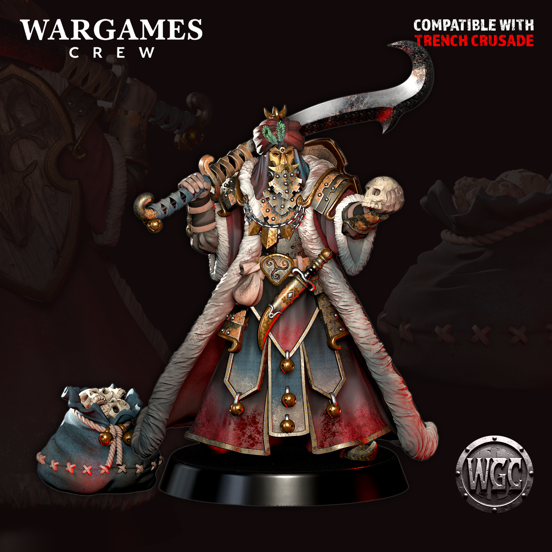 Mamluk Yuletide Sentinel - Trench Crusade STL file for Mamluk Faris