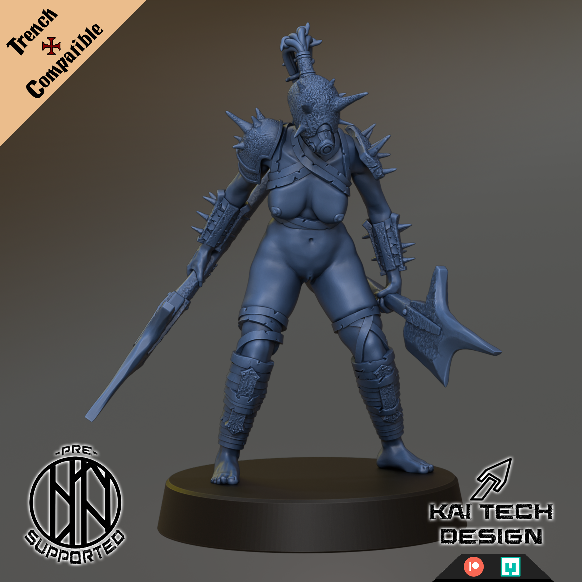 Heretics - Berserker by KaiTechDesign, is a proxy for Yoke Fiend, in Court of the Seven Headed Serpent.