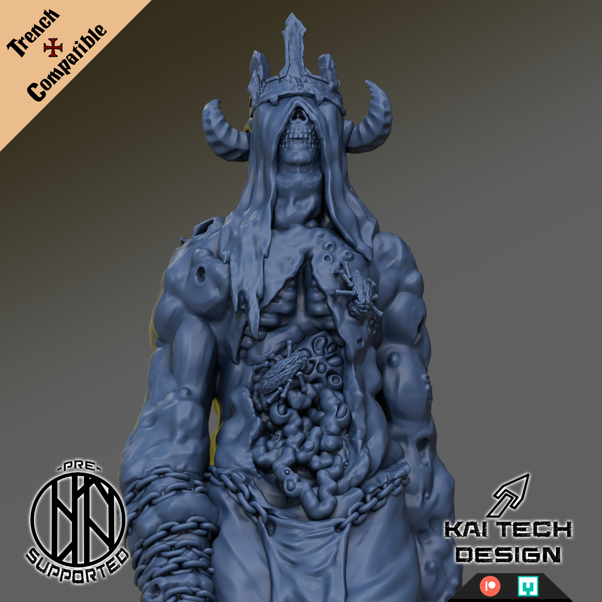 Grail Tumuor Lord by KaiTechDesign, is a proxy for Lord of Tumors, in Cult of the Black Grail.