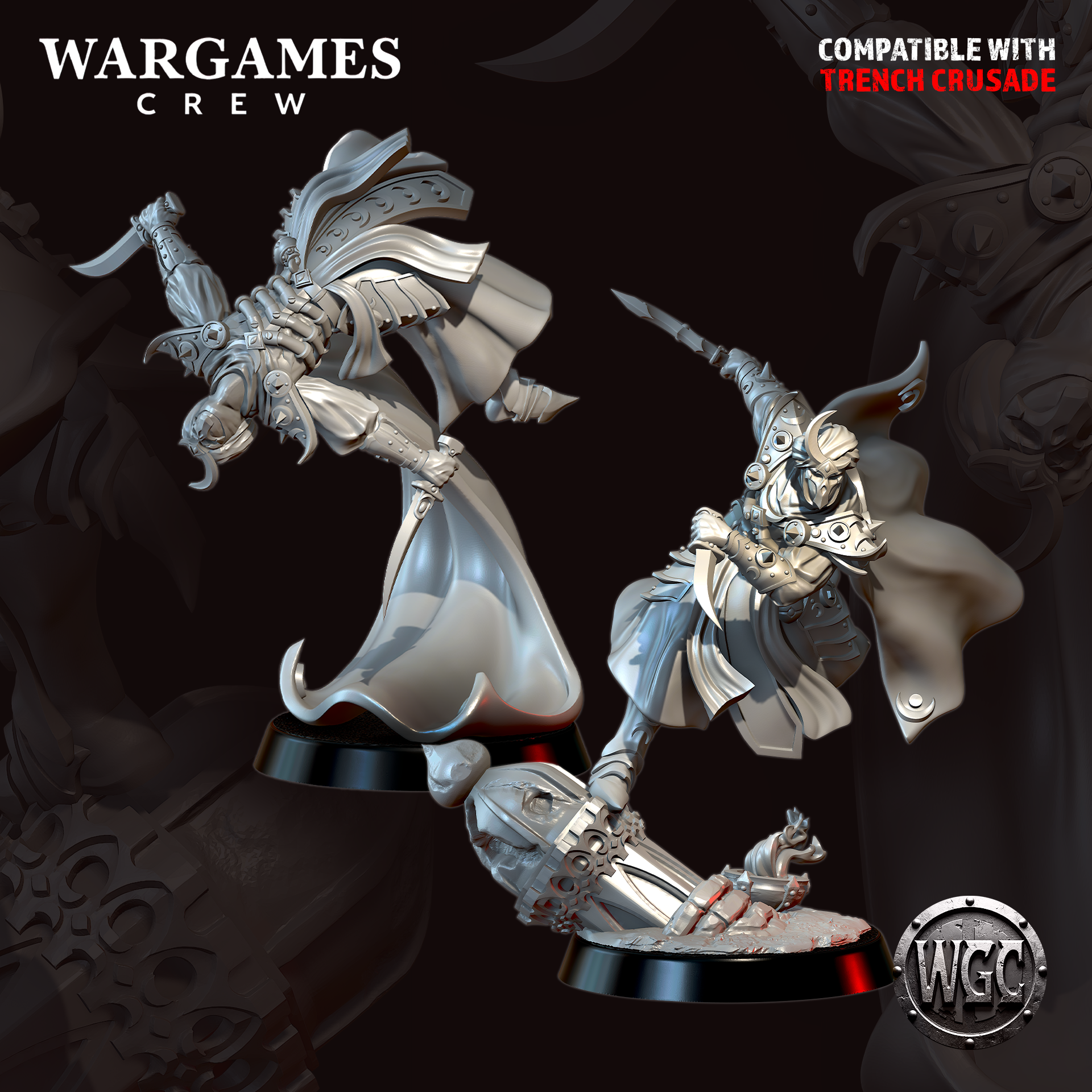 Murideen Assasin Shadeblades x2 by WargamesCrew, is a proxy for Assassin Acolyte, Master Assasin, Sultanate Assasin, in Iron Sultanate.