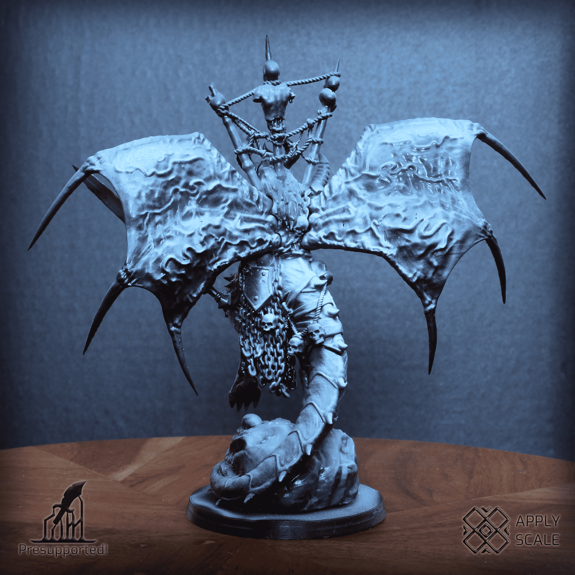 The Court - Praetor Demon Warrior - Trench Crusade STL file - Image 9