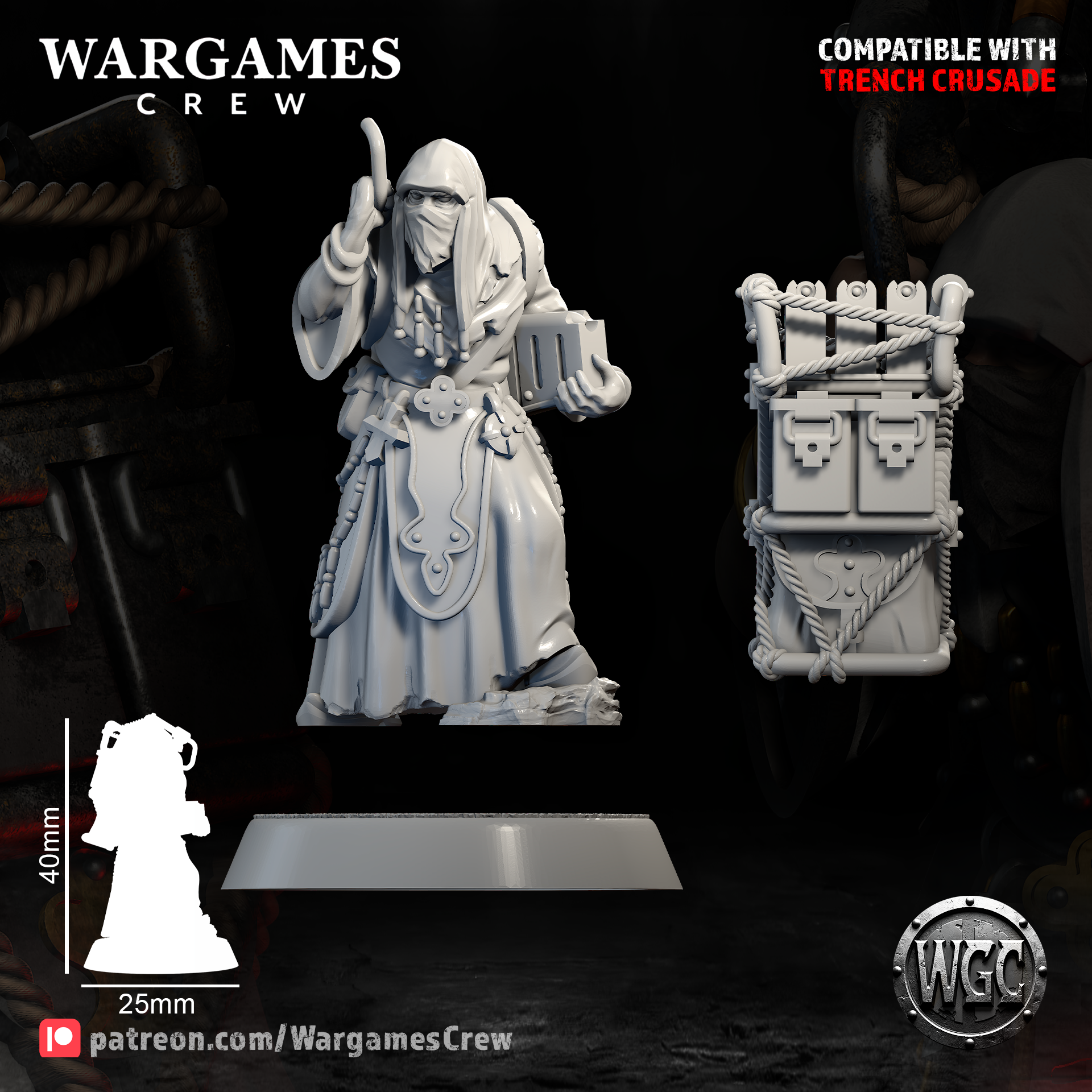 Bedouin Supply Monk by WargamesCrew - Image 4