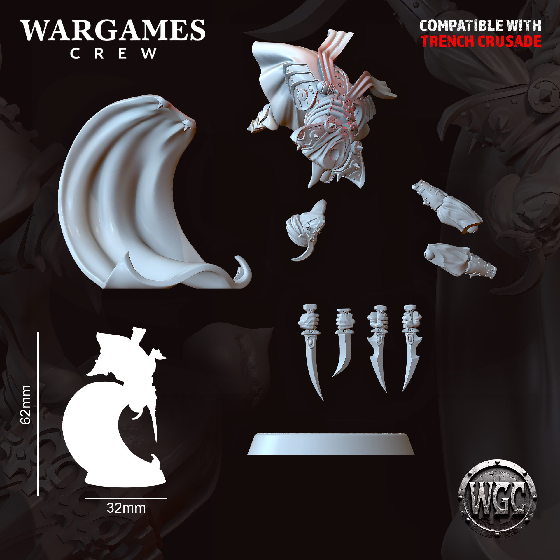 Murideen Assasin Shadeblades x2 by WargamesCrew - Image 5
