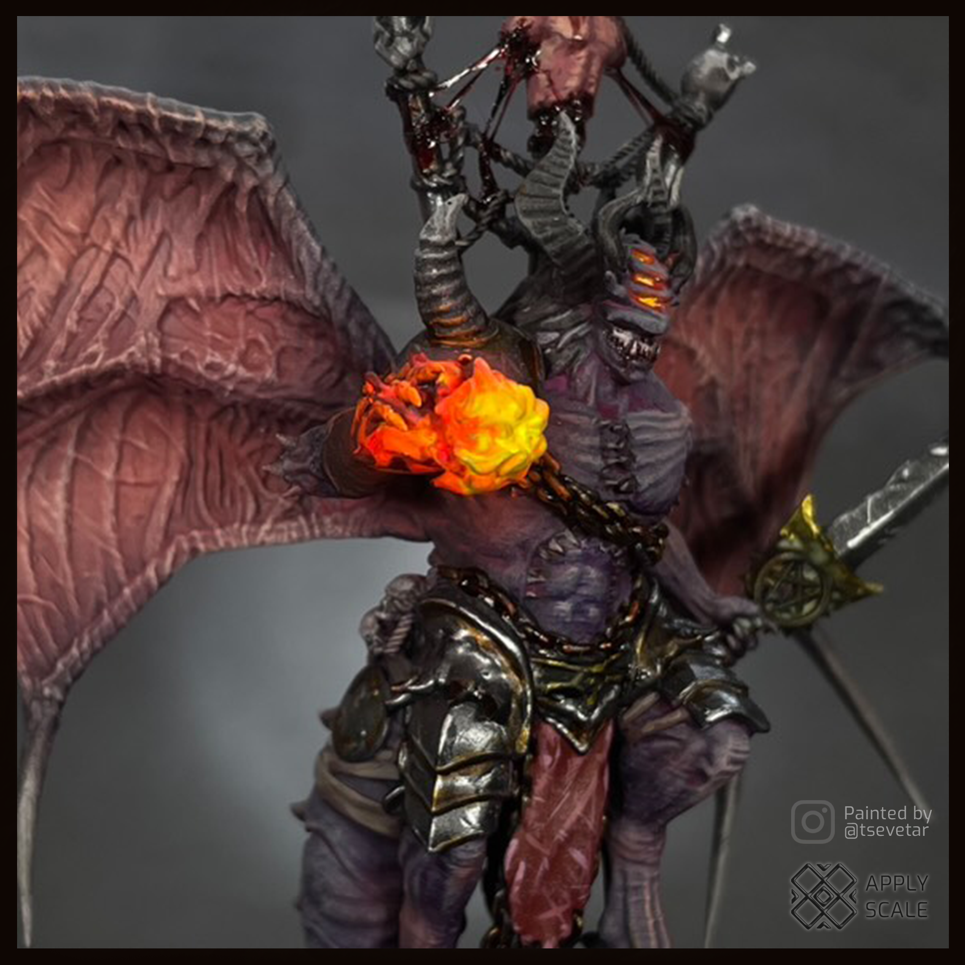 The Court - Praetor Demon Warrior - Trench Crusade STL file - Image 13