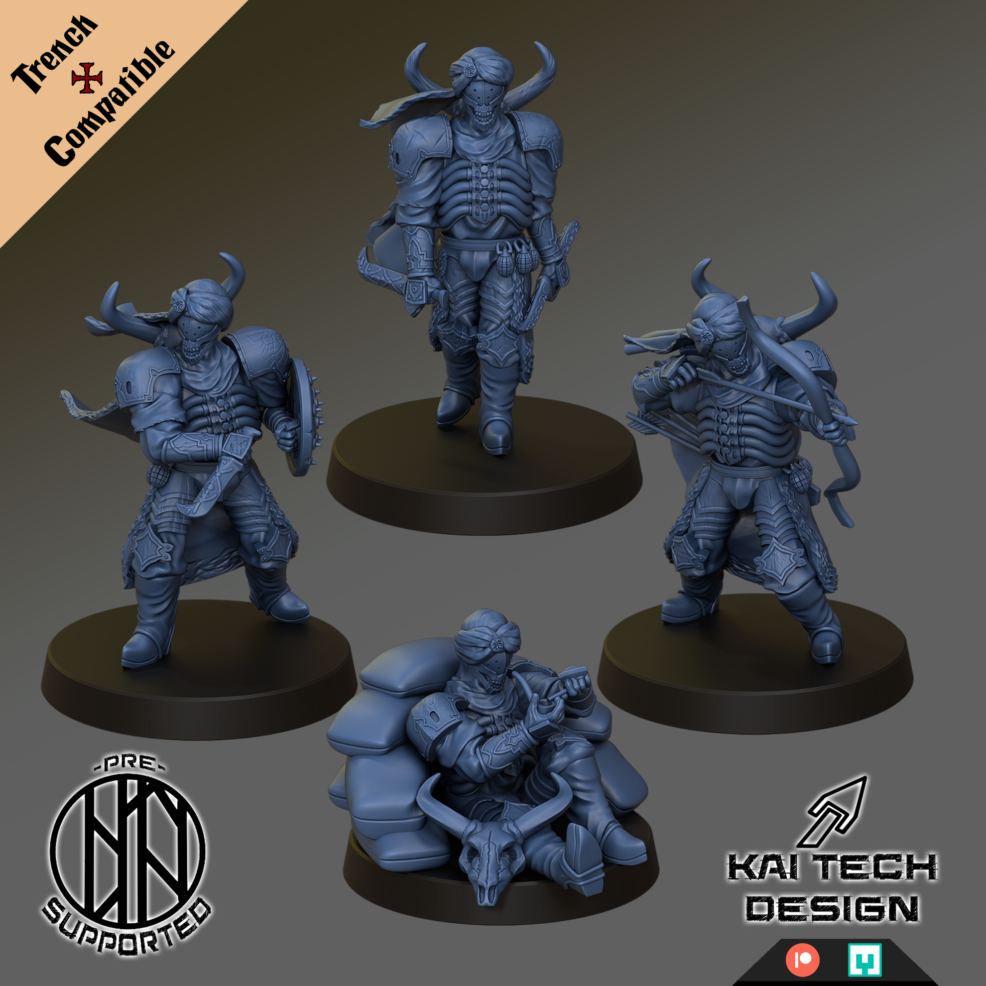 Sultanate - Assassins by KaiTechDesign, is a proxy for Assassin Acolyte, Master Assasin, Sultanate Assasin, in Iron Sultanate.