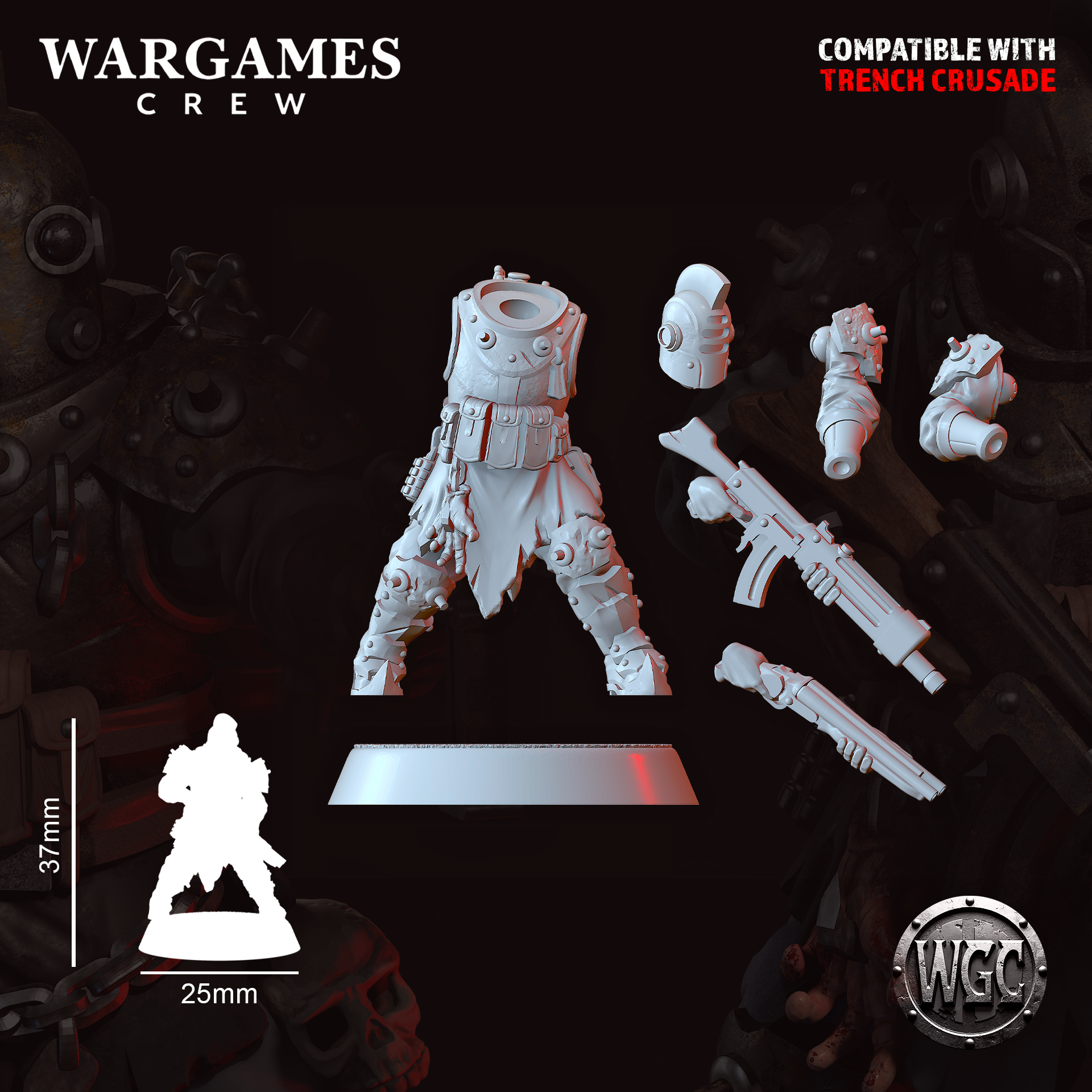 Hellwave Reavers - Trench Crusade STL file - Image 5