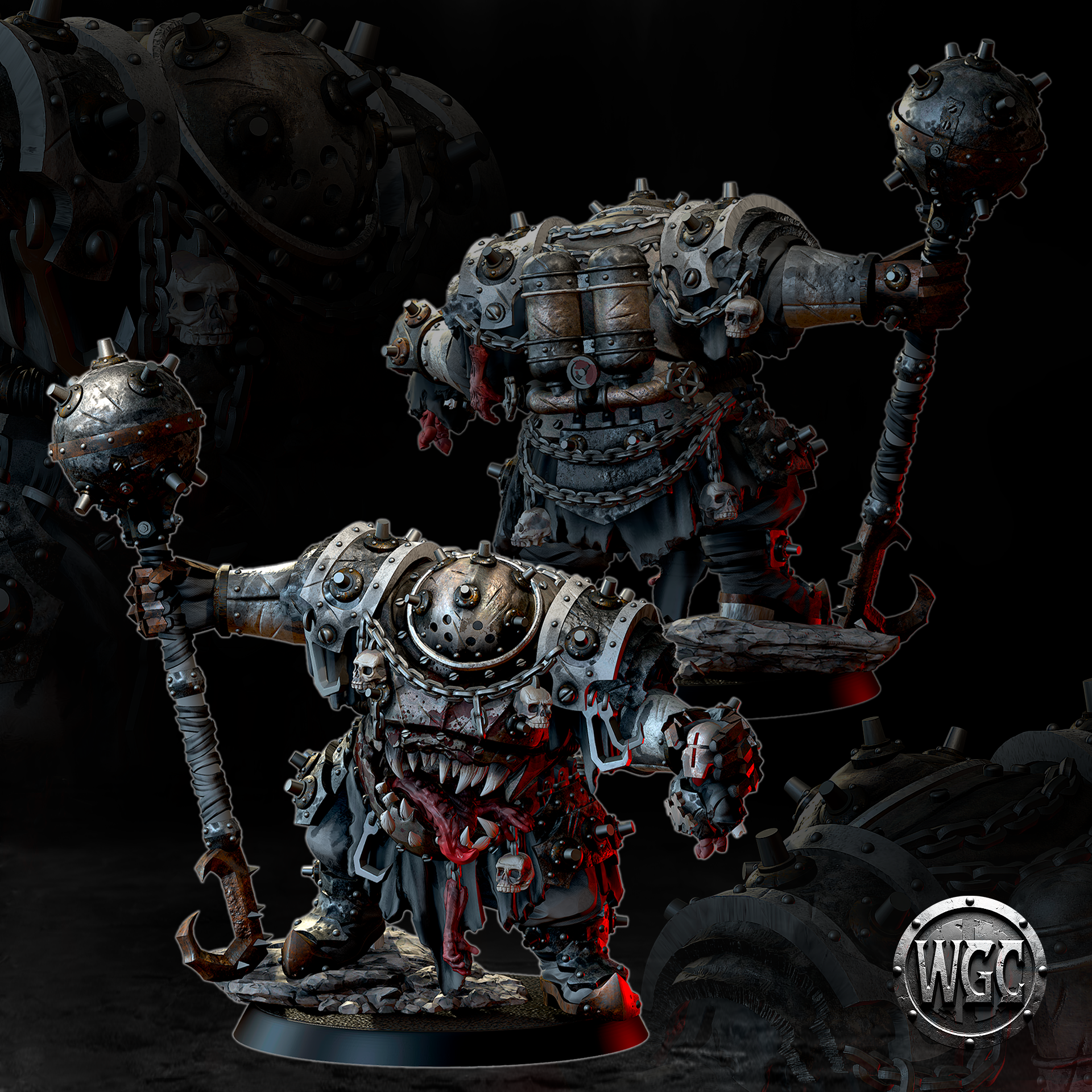 Abyssal Gourmand — Devourer of Sins and Flesh - Trench Crusade STL file - Image 2