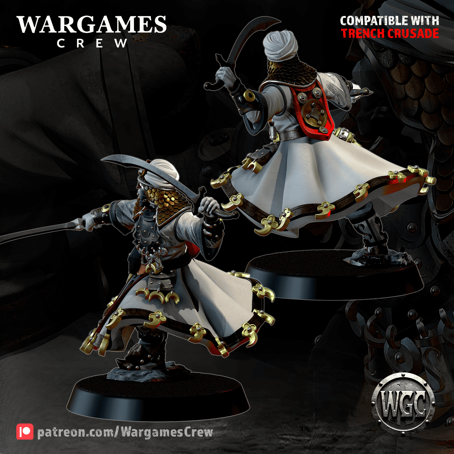 Dervishes of the Hidden Path - Trench Crusade STL file - Image 2