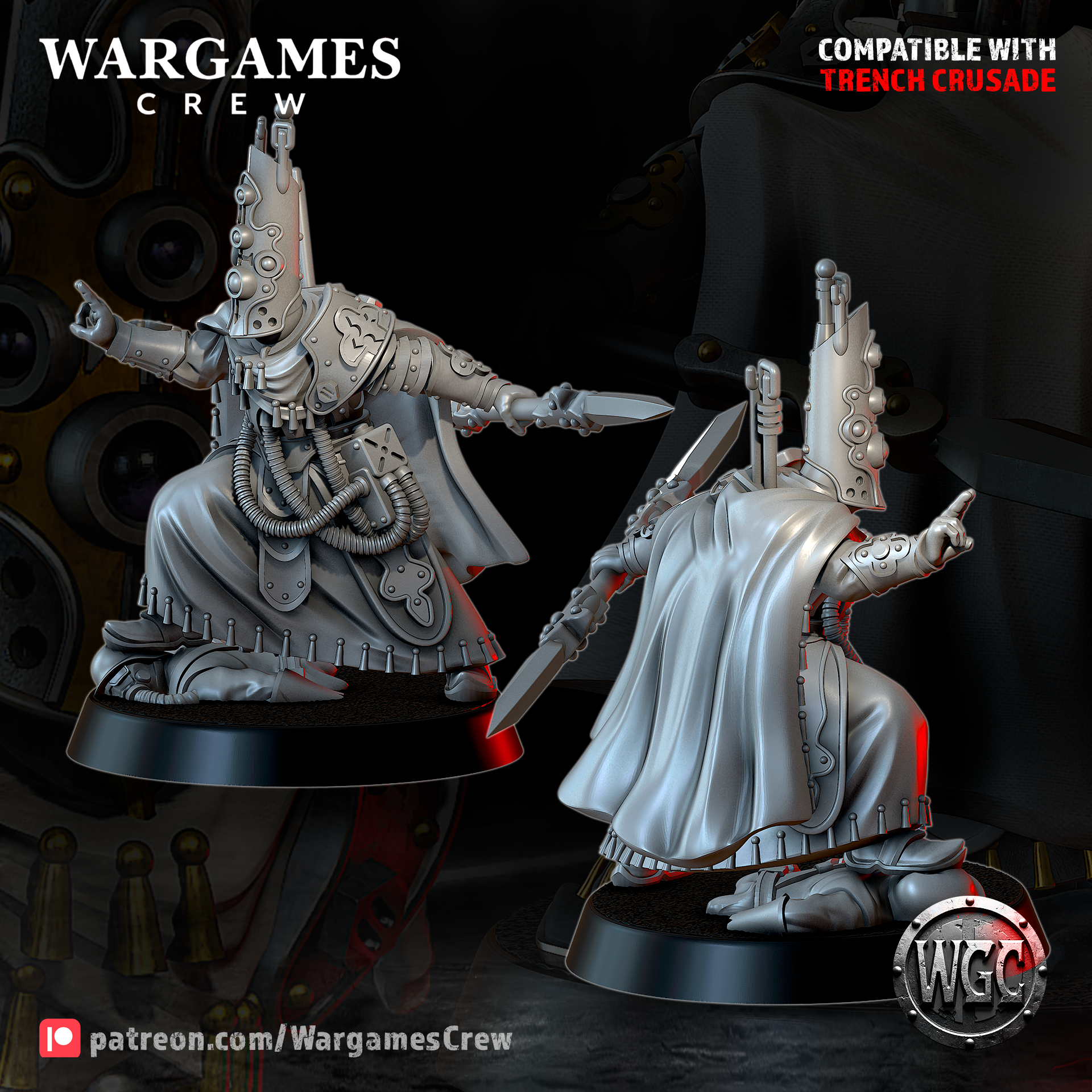 The Resonant Chewa Mercenary - Trench Crusade STL file - Image 5