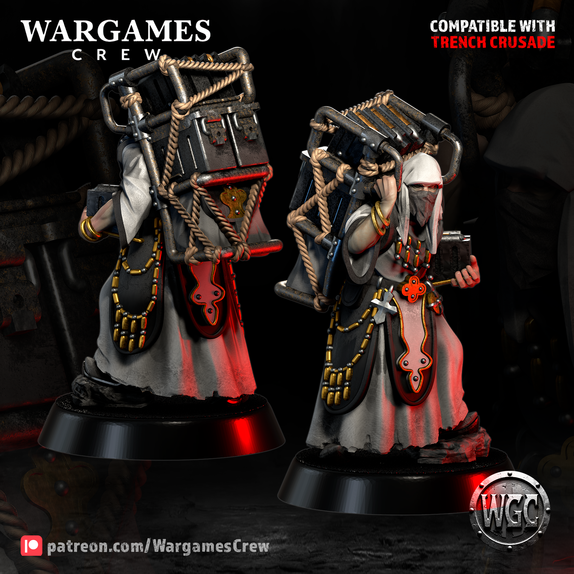 Bedouin Supply Monk by WargamesCrew - Image 2