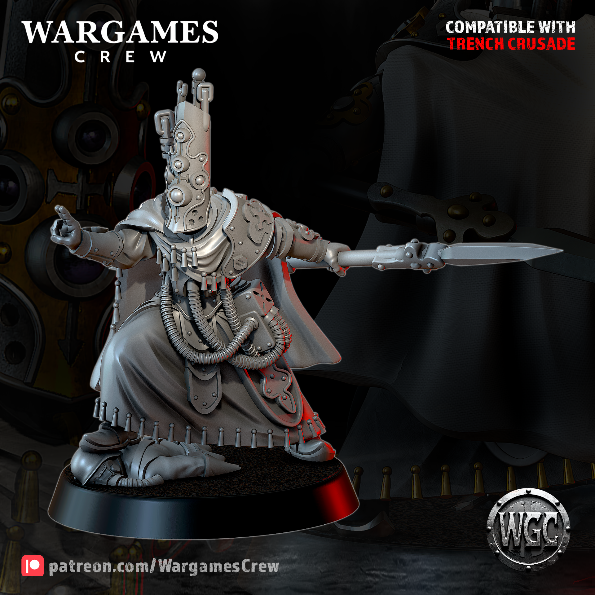 The Resonant Chewa Mercenary - Trench Crusade STL file - Image 4