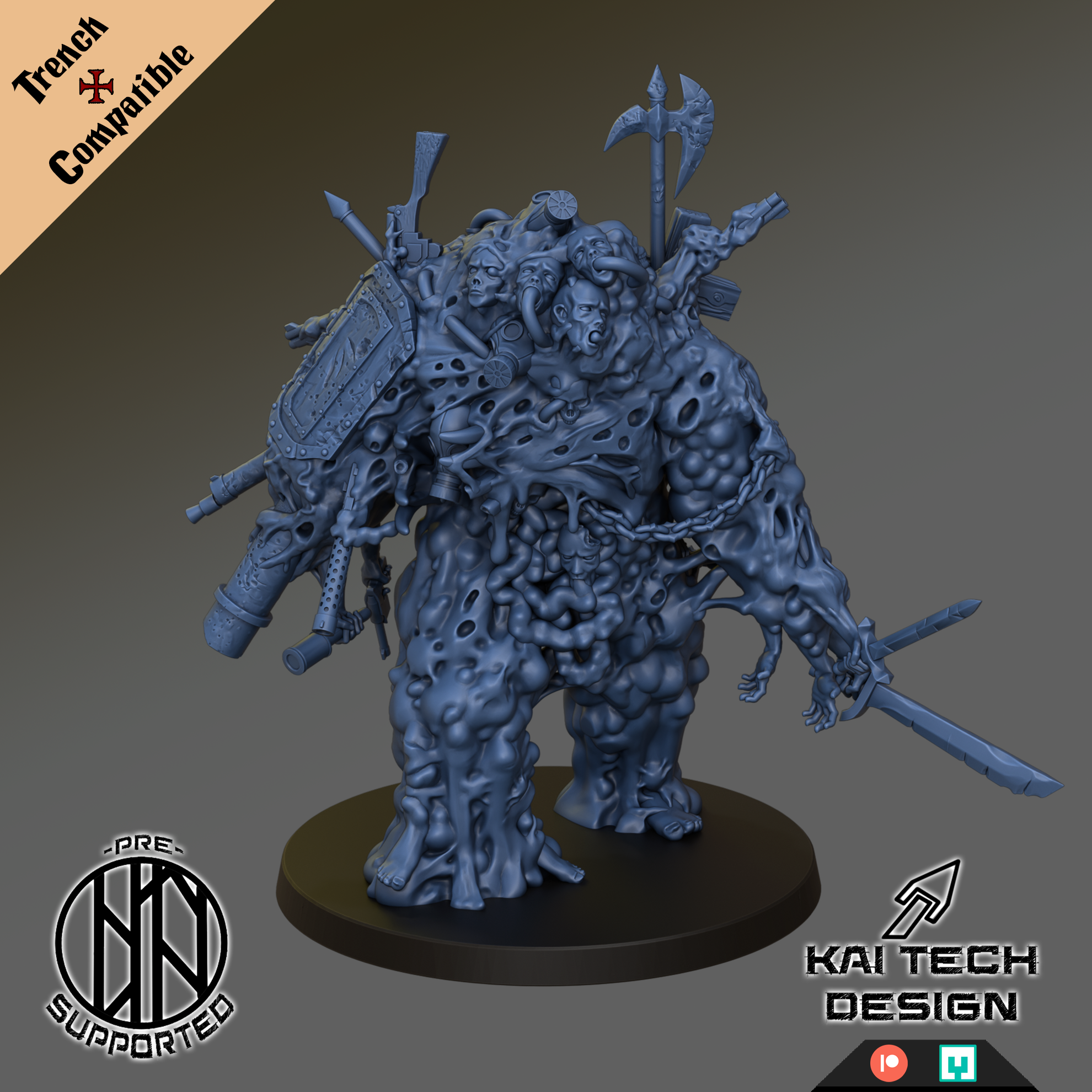 Grail Abominant by KaiTechDesign, is a proxy for Amalgam, in Cult of the Black Grail.